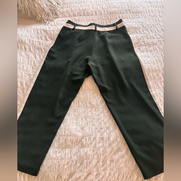 Parker Green Pants with Cream Accent - Picture 8 of 9